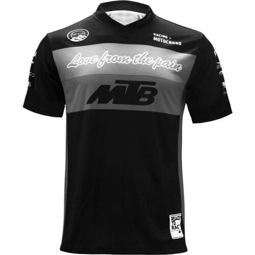 Hot Sale Cycling Jersey Men Downhill Jersey MTB T-Shirt Mountain Bike Shirt Motorcycle Jersey RPET Bike Women Short sleeve Black