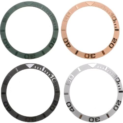 38mm Ceramic Watch Bezel Insert For 40mm Mens Watch Face Watches Replace Accessories Inner Diameter 30.7mm