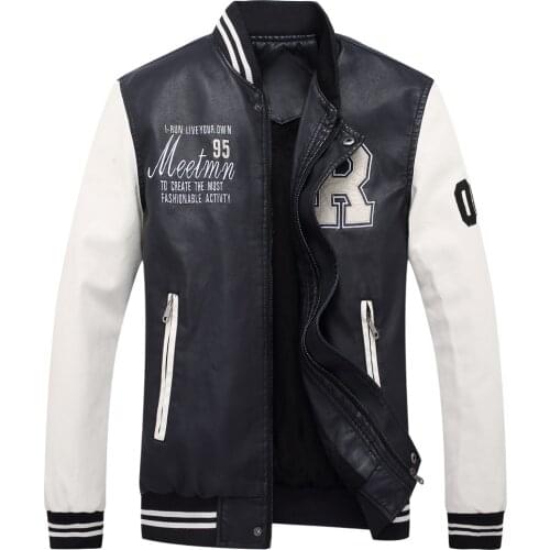 Men's Faux Leather Jackets Zhang Pear Juice China