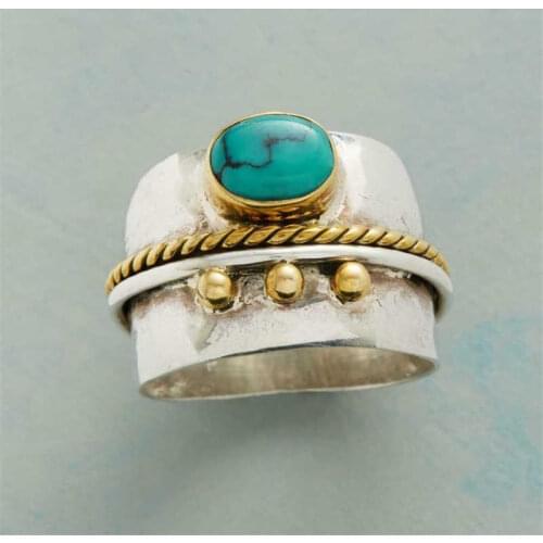 Vintage Women Gem Ring Engagement Wedding Jewelry Sz6-10