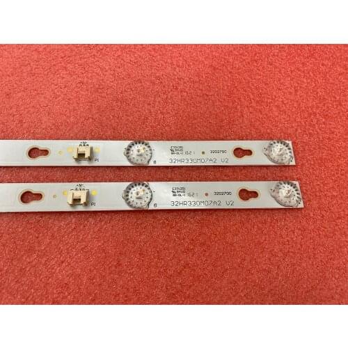 2pcs LED Backlight strip for TELLFUNKEN TF-LED32S19 32S3750 32HR330M07A2 V2 LVW320CSOT 32D700 HR-56613-12785 YHA-4C-LB320T-YHL