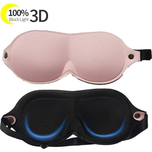 3D Sleeping Eye Mask Blocking Light Soft Padded Travel Shade Cover Rest Relax Sleeping Blindfold Eye Cover Sleep Mask Eyepatch