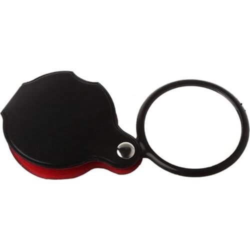 8X 50mm Mini Portable Folding Jewelry Magnifier Magnifying Eye Reading Glass Loupe