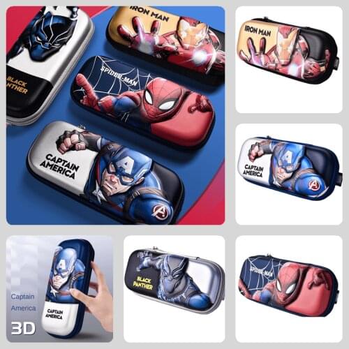 Disney Marvel Avengers Spider-Man Stationery Box Spider-Man Pencil Case Anime Stationery Box Cartoon Pencil Case Children gifts