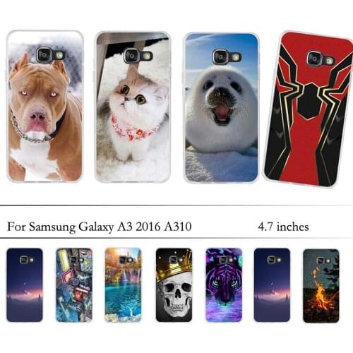 Housing Case For Samsung Galaxy A3 2016 Cover Soft TPU Silicone Case For Samsung Galaxy A3 2016 A310 A3100 A310F Case Fundas