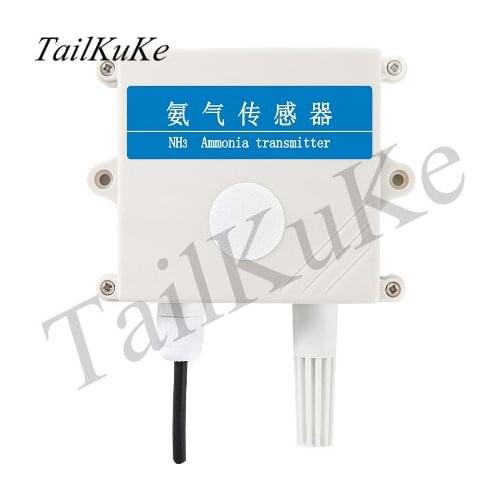 NH3 Ammonia Sensor Transmitter Ammonia Concentration Detection RS485 4-20mA