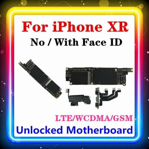 For IPhone XR Motherboard With / Without Face ID 100% Free Motherboard For IPhone XR Main Board Test OK