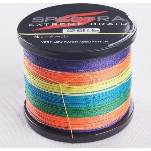 DORISEA 8 strands 1000m/1100yards 8 Strands 6-300lb 100% PE Braided Fishing Line Multifiament Fishing Wire Material from Japan