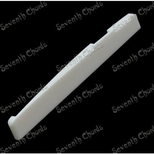 Bone Folk Acoustic Guitar String Bridge Saddle Fully Compensated 76x3x9MM