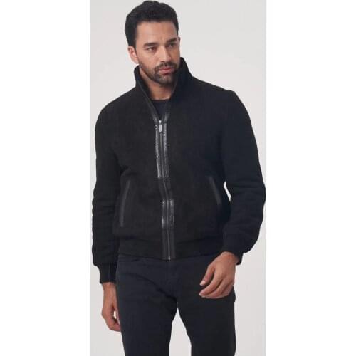 2021 new mens suede leather jacket winter stylish coat with a high-quality mens formal brand apparel OGMANDO1928