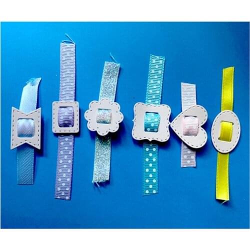 Buckle Metal Cutting Dies Stencil DIY Scrapbooking Album Paper Card Template Mold Embossing Decoration