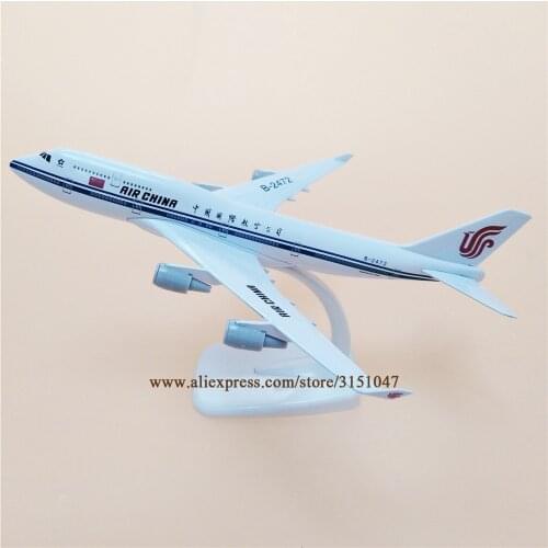20CM Alloy Metal Air China B747 400 Airlines Airplane Model China Boeing 747-400 Airways Plane Model Aircraft Kids Gifts