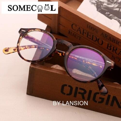 Spectacle prescription myopia clear lens optical glasses plain UV400 Rivets reading Glasses frames Oculos de grau feminino N534