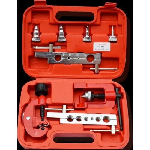 Expander 3-19mm Tube Cutter Tool Copper Brake Fuel Pipe Repair Double Flaring Dies Tool For Cutting Flaring Tools Refrigeration