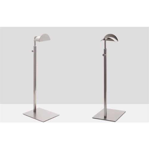 Adjustable Silver Metal Handbag Display Stand Women Handbag Bag Display Rack Handbag Stand Holder