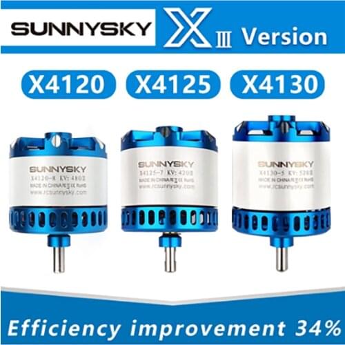 SUNNYSKY X4120-III X4125-III X4130-III 310KV 420KV 440KV 465KV 480KVBrushless Motor for RC Quadcopter Airplanes Fixed Wing Plane
