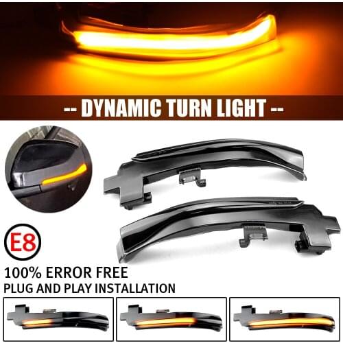 For Volvo V40 CC II V60 S60 2011-2018 S80 V70 III LED Dynamic Turn Signal Light Side Mirror Sequential Blinker Indicator Lamp
