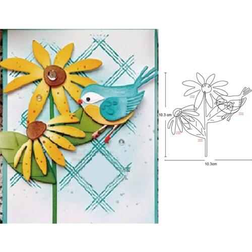 Metal Cutting Dies Stencil bird flower Scrapbooking Photo Album Card Paper Embossing Craft die cut mold