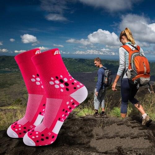 Three-dimensional Non-slip Professional Marathon Socks Offroad Running Compression Socks Breathable Quick-drying Cycling Socks