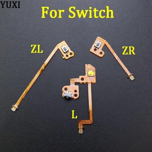 YUXI 30pcs ZL ZR L Trigger Button Ribbon Cable Flex Cable replacement for Nintend Switch NS for Joy-Con Controller Flex Cable