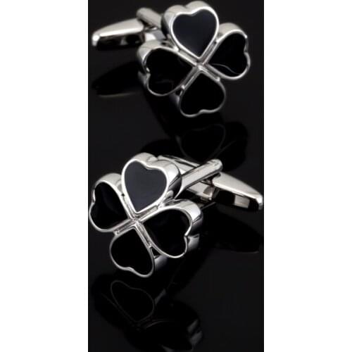 XK468 High quality French Cufflinks love flower shape cufflinks, 3 double sale free shipping