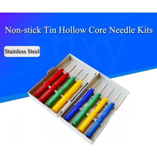 8PCS=1Set Mixed Stainless Steel Non-stick Tin Hollow Core Needle Kits For Soldering Assist Accessories