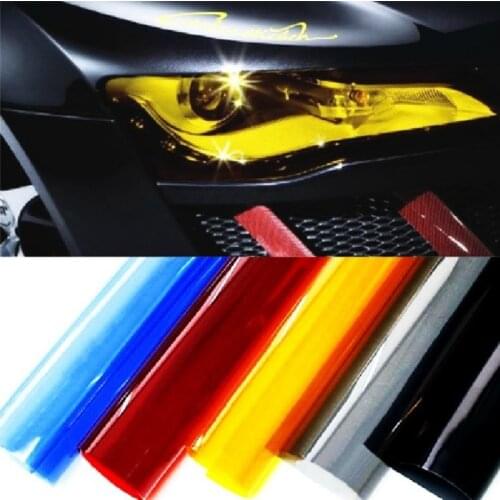 30*100cm Auto Car Smoke Fog Light Headlight Taillight Tint Vinyl Film Sheet Sticker Waterproof Car Body Film Cover Car Styling