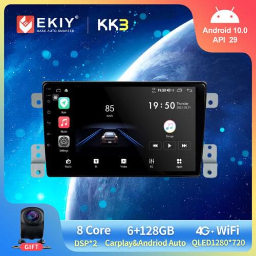 EKIY 9'' Car Radio Android 10.0 For SUZUKI GRAND VITARA 2005-2015 GPS Navi Multimedia Player Stereo Receiver Carplay Head Unit