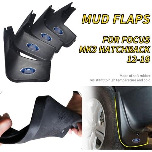 For focus mk3 Hatchback Fender Mud Flaps Dirty Trap Splash Guards Mudguards car Accessories 2012 2013 2014 2015 2016 2017 2018