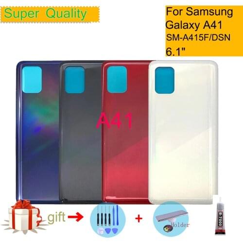 For Samsung Galaxy A41 A415 SM-A415F/DSN Housing Back Cover Case Rear Battery Door Chassis Housing Replacement