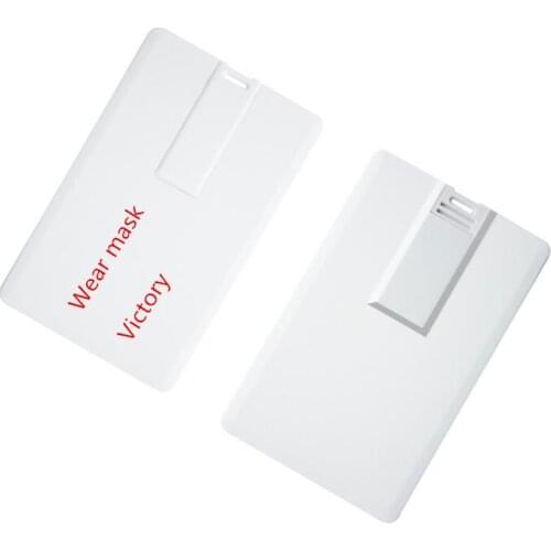 Custom Logo USB 2.0 Card Bank Card Visiting Card Team Card Festival Card