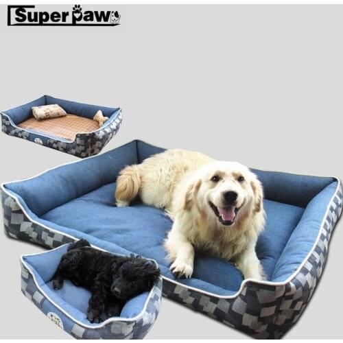 Fashion Dog Cat Bed Cushion for Small Medium Large Dogs Puppy Breathable Pet House Pets Bulldog Nest Sofa Blanket Mat ZLB04