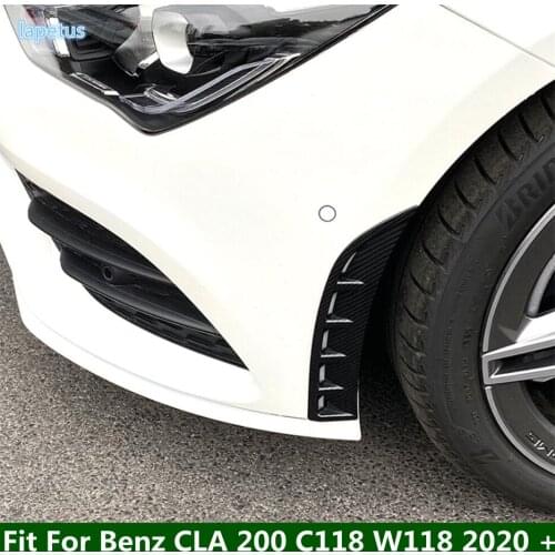 Lapetus Front Bumper Spoiler Air Inlet Vent Trim Cover ABS Fit For Mercedes-Benz CLA 200 C118 W118 2020 2021 Auto Accessory