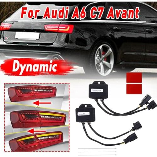 Semi Dynamic Blinker Turn Signal Indicator Tail Light Module Controller For LED Taillights For Audi A6 C7 Avant 4G 2012-2014