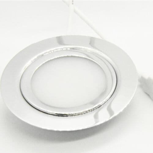 Dimmable Ultra Thin 3W 12V 24V LED Bulb 4mm Cabinet Lamp Spotlight Bar DJ KTV Party Ceiling Lighting