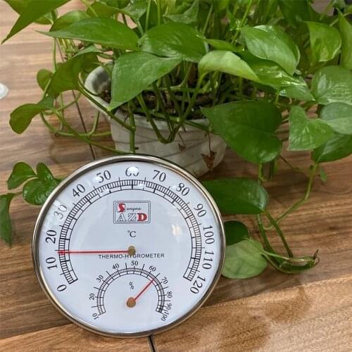Household Humidity Temperature Meter Gauge Wall Mounted Temperature Humidity Meter Thermometer Hygrometer For Sauna Room