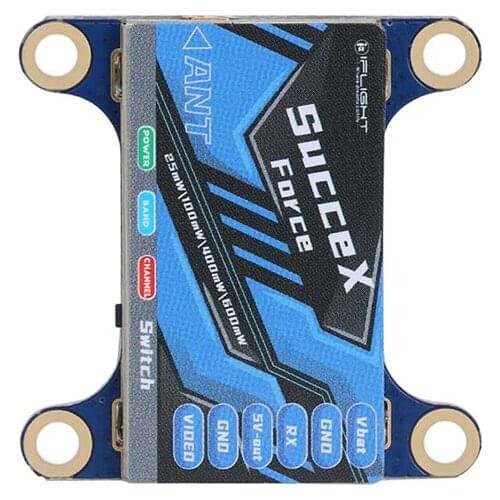 IFlight SucceX-Force VTX Video Transmission 5.8G 25mW / 100mW / 400mW / 600mW adjustable 36*36mm for FPV Racing Drone
