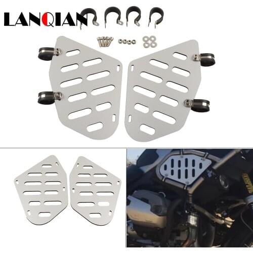 CNC Aluminum alloy motorcycles tank guards protections plate motor for 013 BMW R1200GS Adventure 90 Years ABS 2013 BMW R1200GS