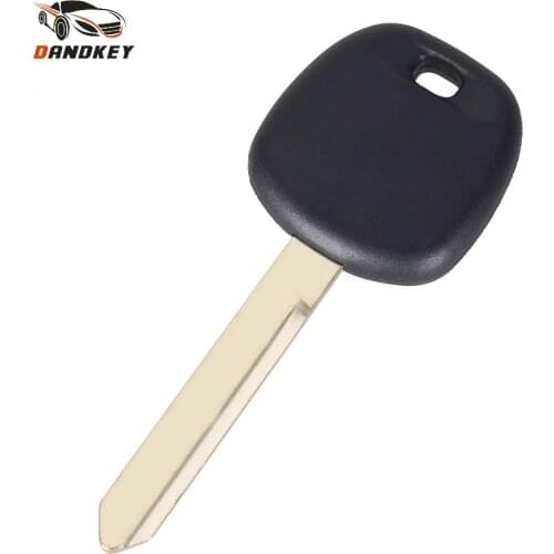 Dandkey Replacement Car Transponder Key shell For Toyota No Chip Uncut Key Blade TOY47 No Logo