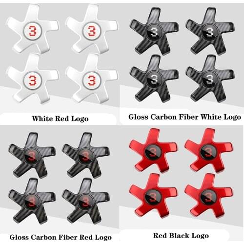 For Tesla Model 3 Performance Version Center Caps Hub Cover Tires Cap Car Modification Accessories Emblem Badge 17-21