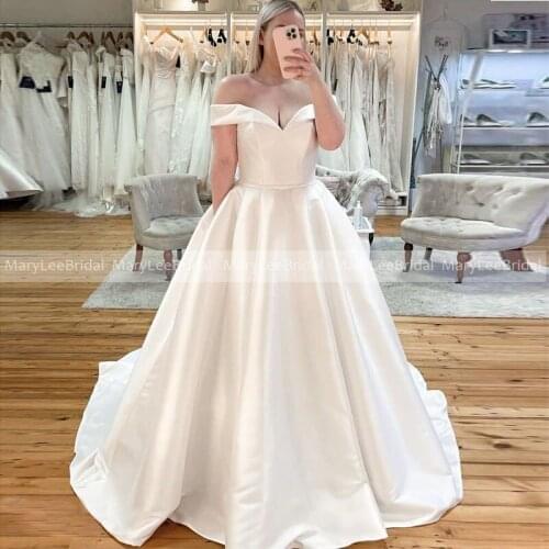 MaryLeeBridal Satin Wedding Dresses
