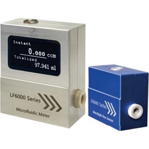 Microfluidic flow meter