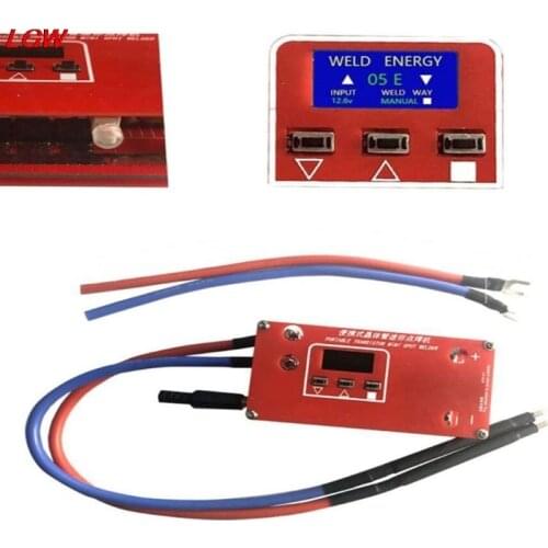 Mini Spot Welder Machine with LCD For 18650 Battery Various Welding Power Supply