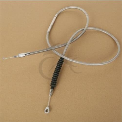 Motorcycle 180CM Stainless Braided Clutch Cable For Harley Sportster XL 1200 Iron 883 2011-2015 48 72 2014 2013