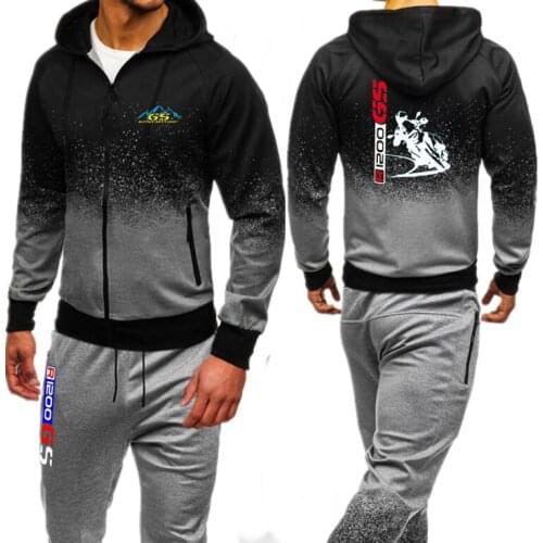 Mens Sets Sporting Suit Hoodies Pants ADVENTURE GS R1200 RT printing sweatsuit For Men jacket Tracksuit Two Piece Set Autumn