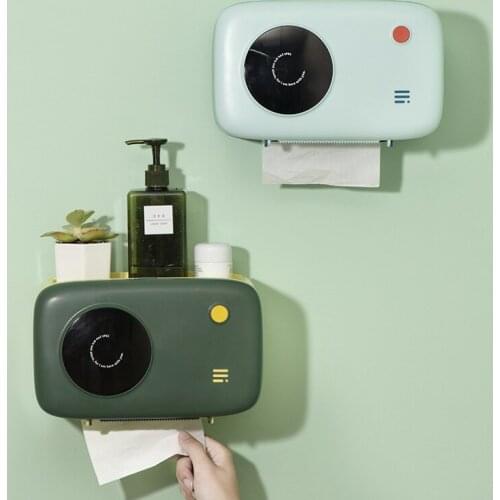 Wall-mounted Bathroom Dispenser Paper Towel Box Paper Change Removable Paper Towel Bathroom Storage Box Storage Box