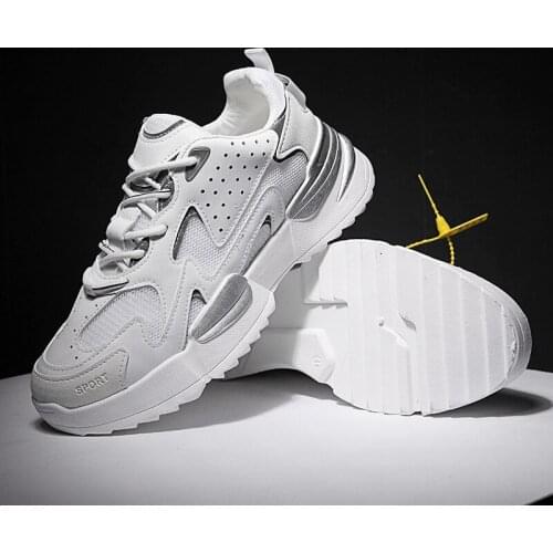 2019New spring Mesh Men Sneakers Wild models Casual Shoes Men Shoes Lightweight Comfortable Breathable Sneakers Luminous shoes