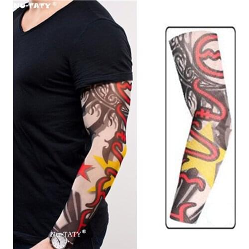 Nu-TATY Fashion pattern Man&woman style Tattoo Sleeve Stockings Body Art Leggings Cool Boys Girls Party Wearings