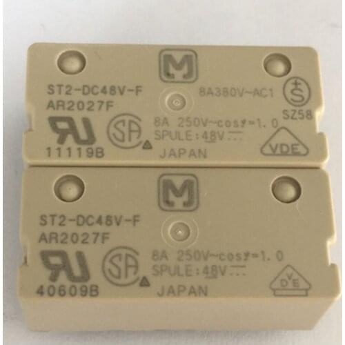 Wholesale 10pcs/lot relay ST2-DC48V-F