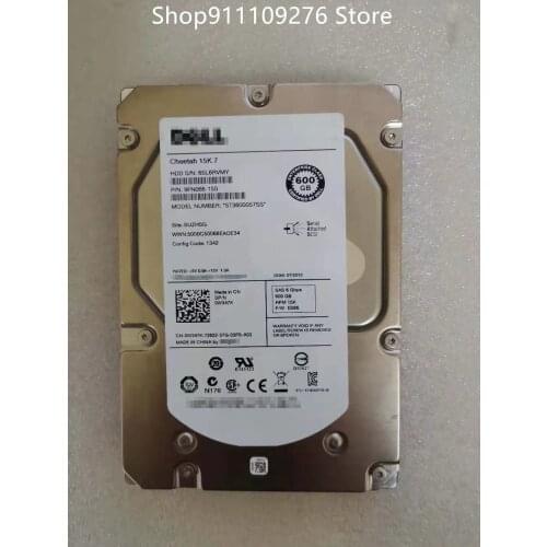 Original HDD for DELL W347K ST3600057SS 9FN066-150 ENTERPRISE CLASS 3.5 inches 15K.7 SAS 6 Gbps 600GB RPM 15K